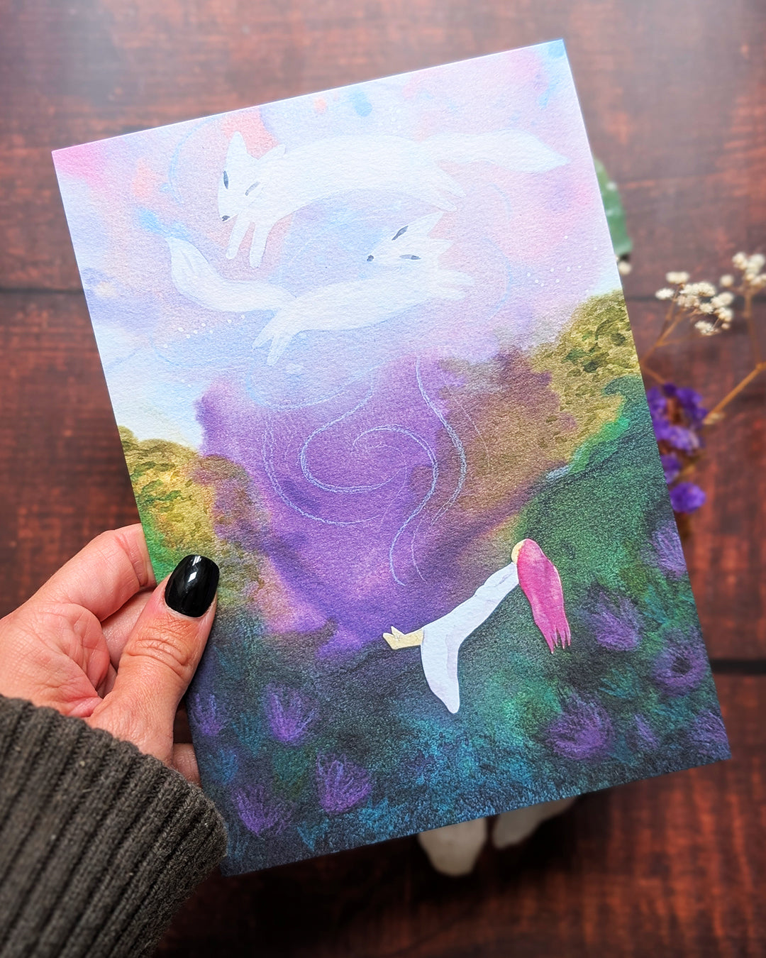 Daydreaming 'Vision' Illustration A5 Art Print