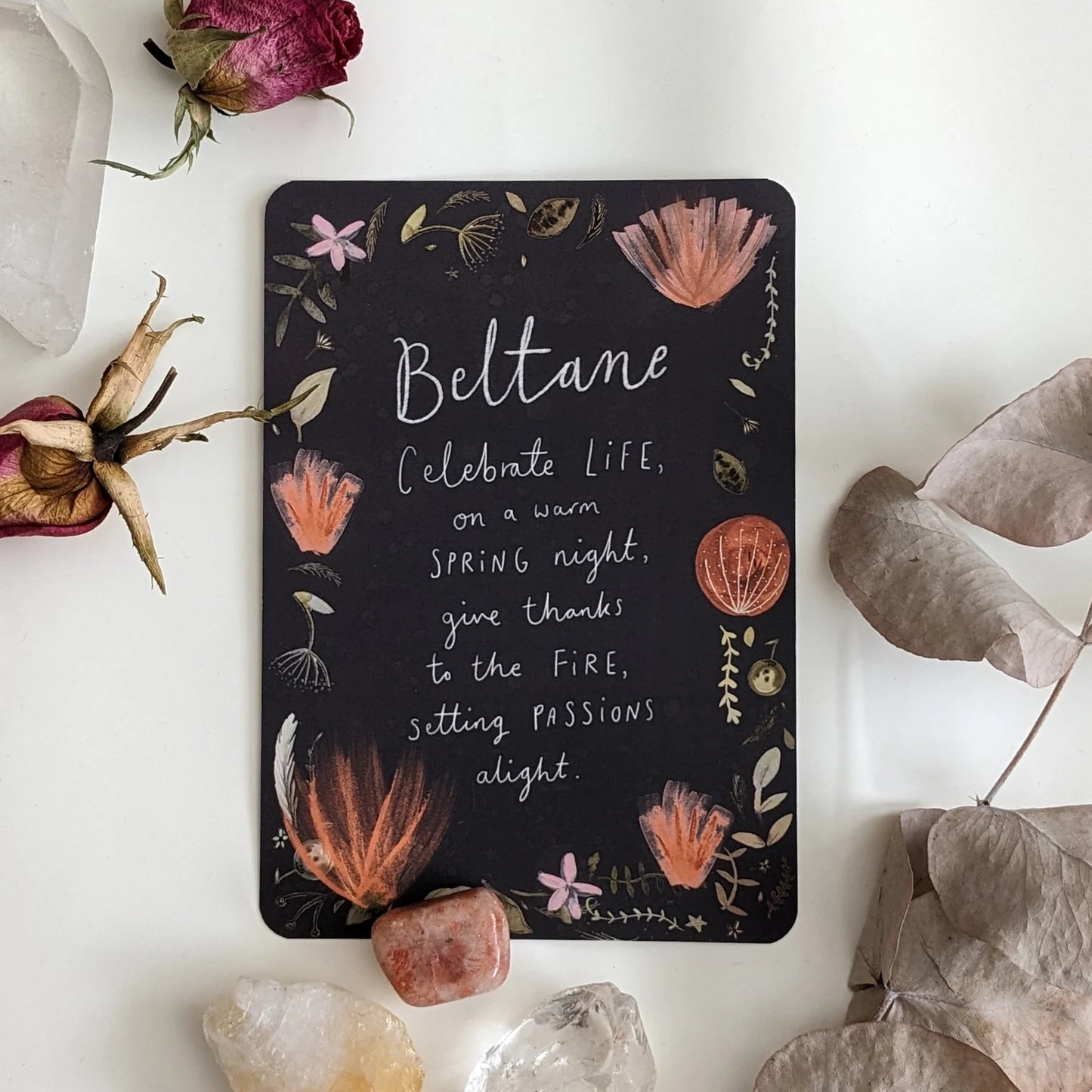 Beltane Blessings Art Print Altar Card