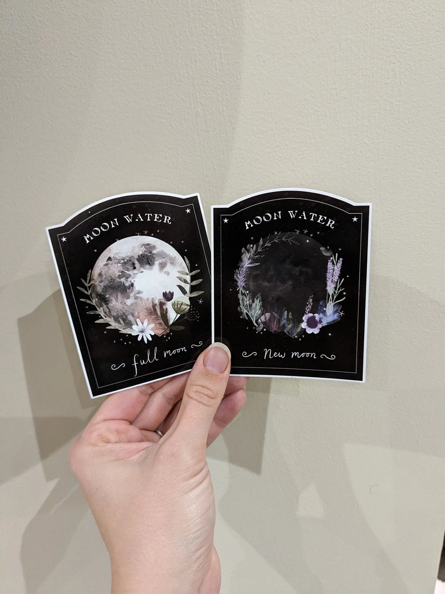 Full/New Moon Water Sticker