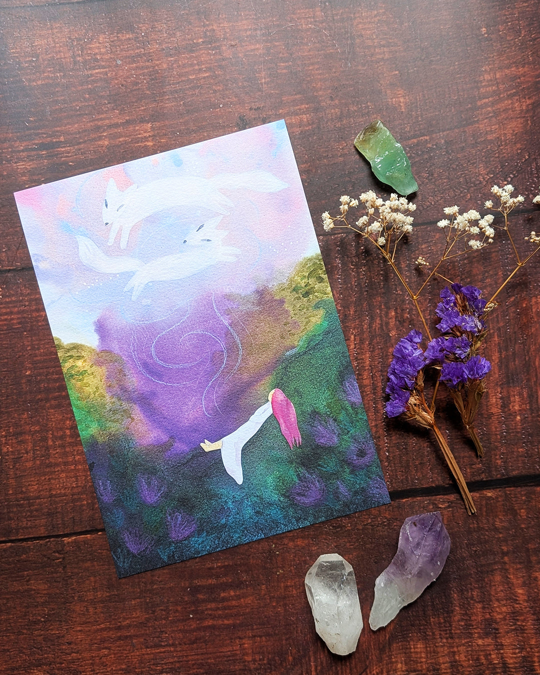 Daydreaming 'Vision' Illustration A5 Art Print