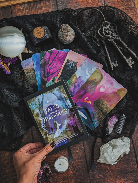 PRE-ORDER Tales from the Threshold Oracle Deck | 33-Card Illustrated Oracle Cards