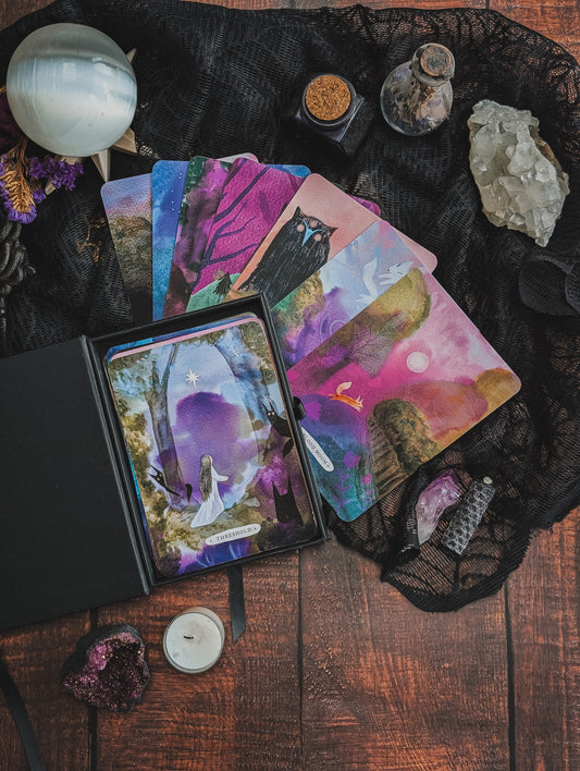 PRE-ORDER Tales from the Threshold Oracle Deck | 33-Card Illustrated Oracle Cards