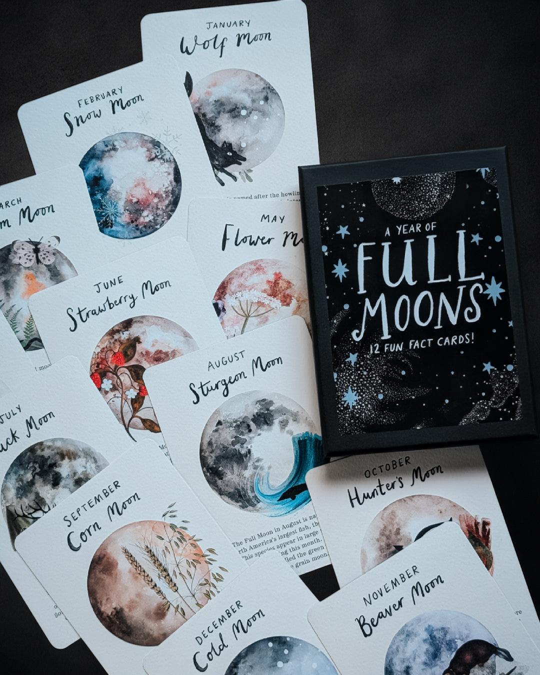Full Moon A6 Card Pack