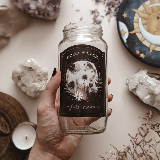 Full/New Moon Water Sticker