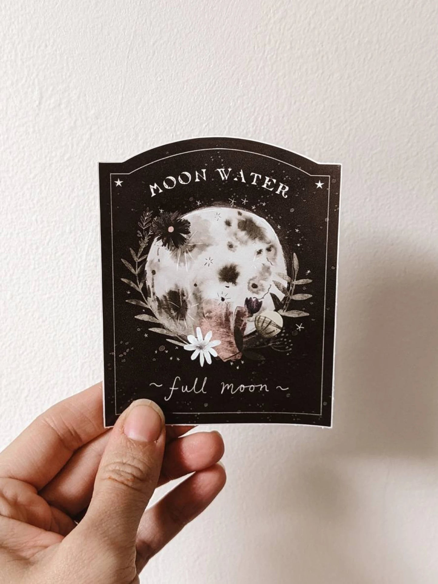 Full/New Moon Water Sticker