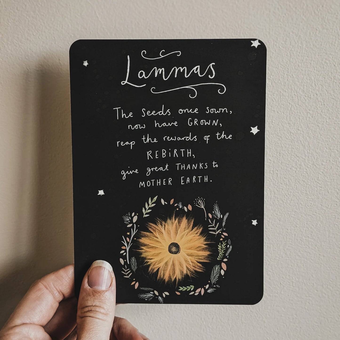 Lammas/Lughnasadh Blessings Art Print Altar Card