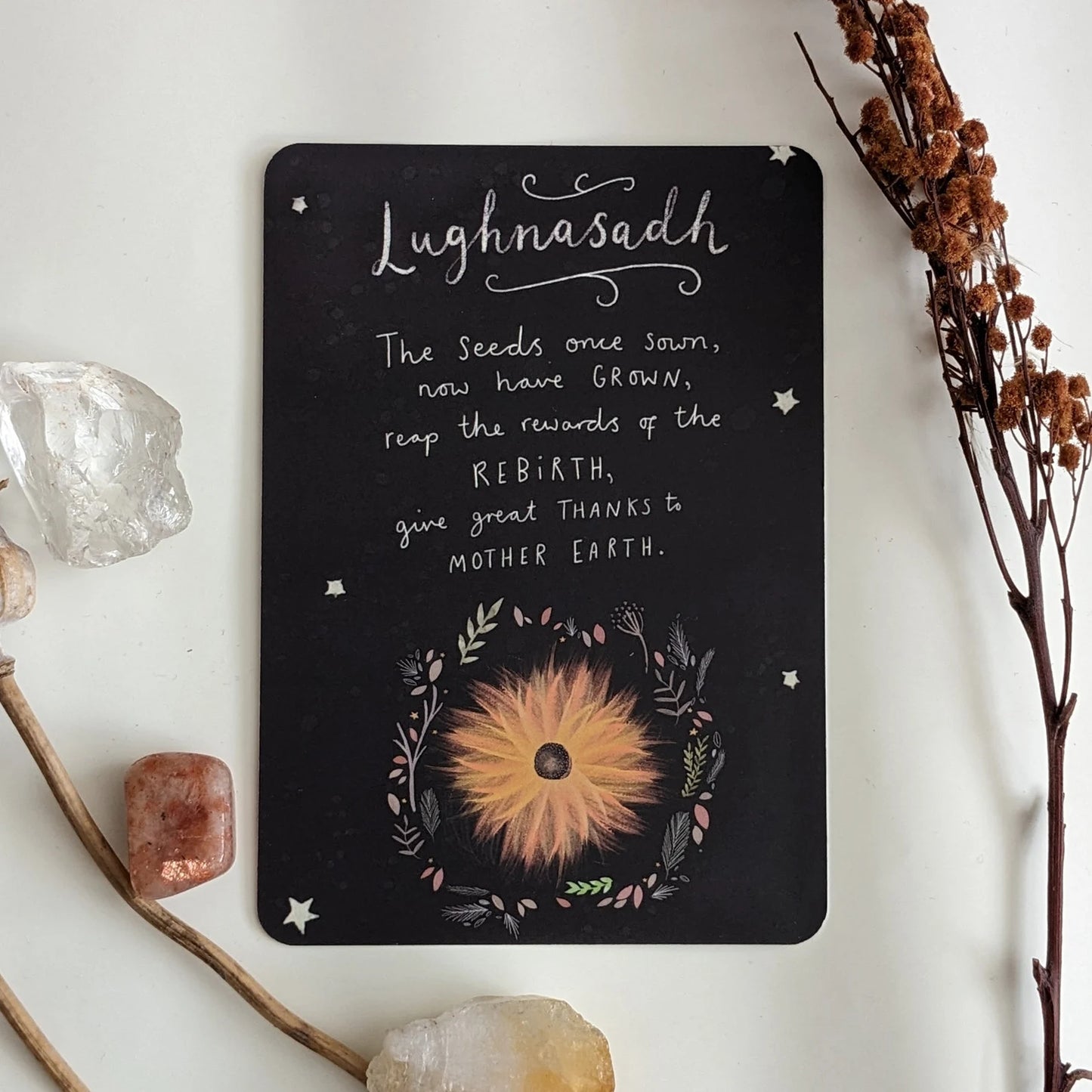 Lammas/Lughnasadh Blessings Art Print Altar Card